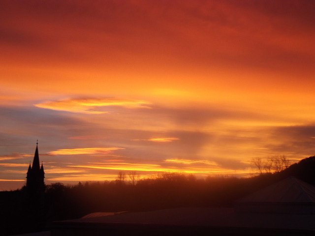 Himmelsimpressionen an Heiligabend