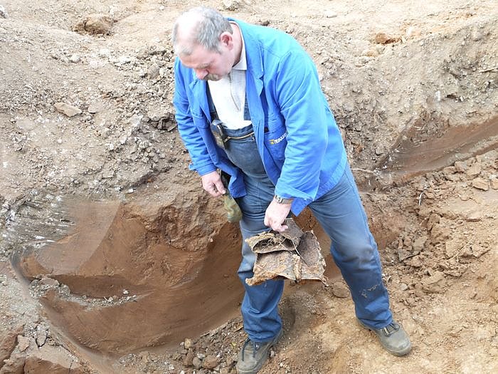 Seitenleitwerk der Bombe