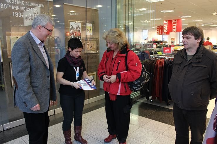 Spenden in der Galerie