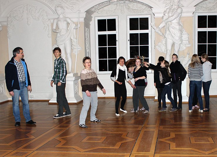 Training im Riesensaal