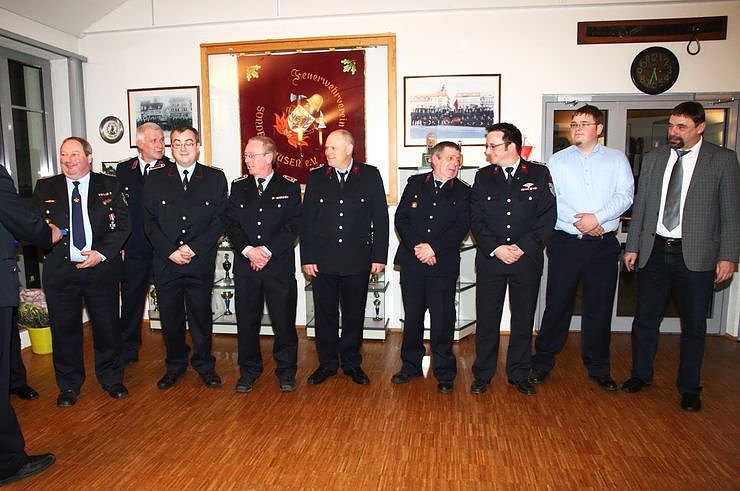 Bef&ouml;rderungen, Verabschiedungen und Dankesworte.