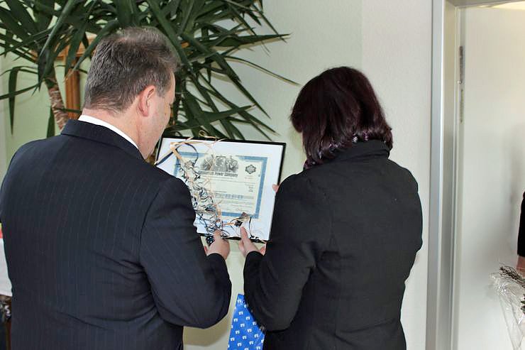 Zahlreiche Gratulanten kamen