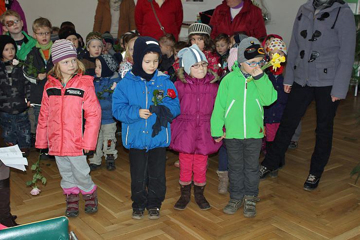 Zahlreiche Gratulanten kamen