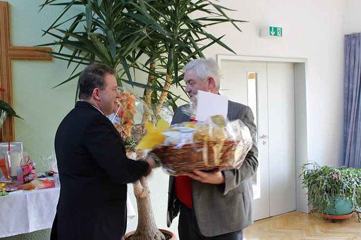 Zahlreiche Gratulanten kamen