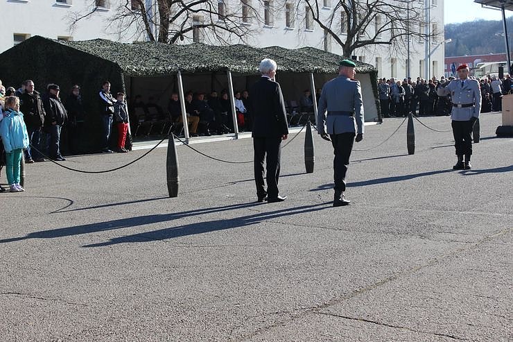 Indienststellung  des neuen Bataillons in Th&uuml;ringen