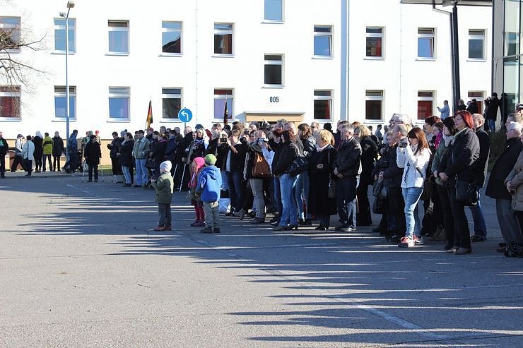Indienststellung  des neuen Bataillons in Th&uuml;ringen