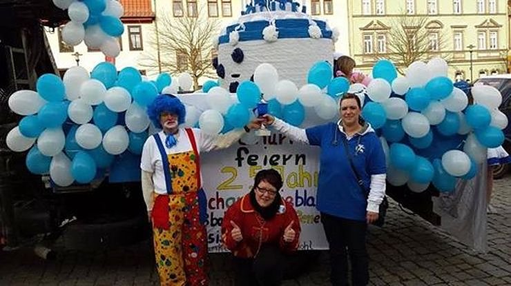 Frankenhusen allemohl in Blau und Wei&szlig;