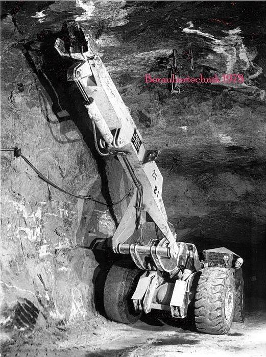 Gleislose F&ouml;rderung im Kaliwerk Sondershausen