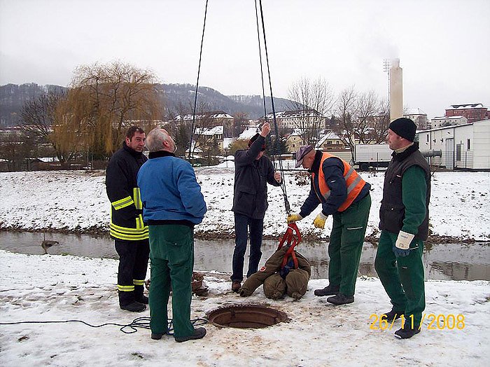 Rettungs&uuml;bung beim TAZ