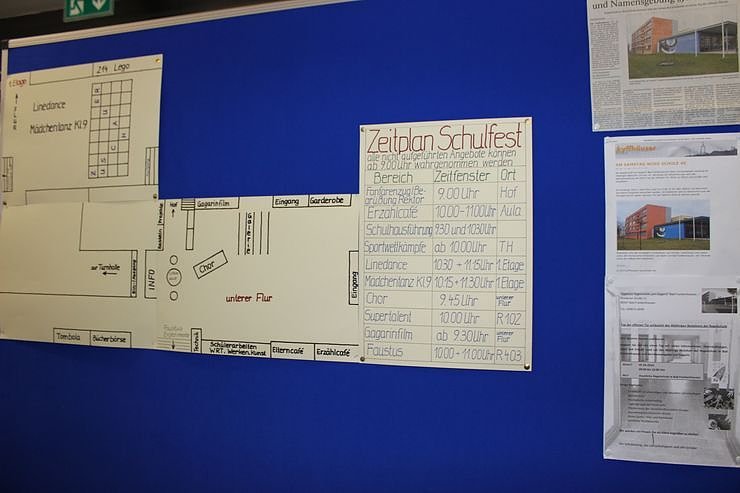 Ansturm auf die Schule
