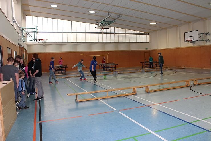 Ansturm auf die Schule