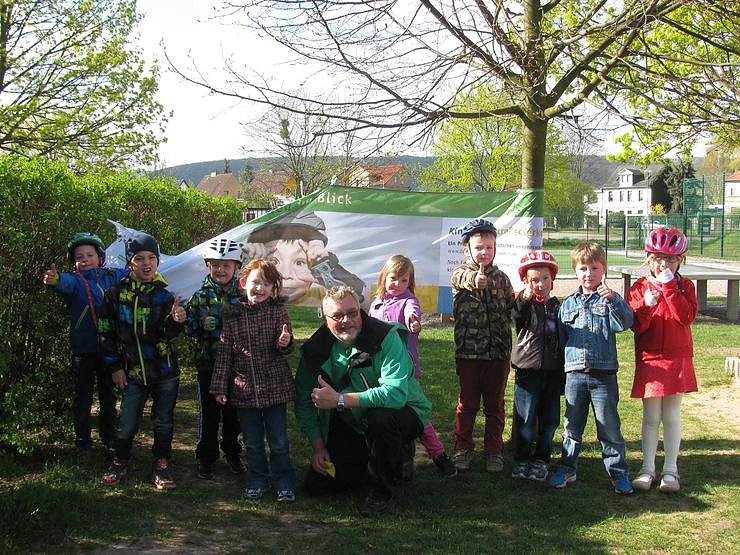 Verkehrssicherheitstag in der  Kindervilla
