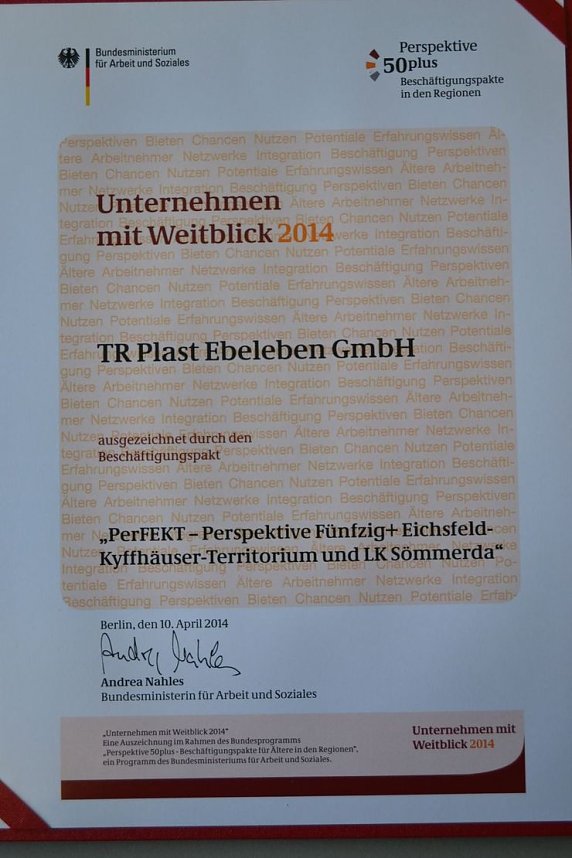 Unternehmen mit Weitblick 2014