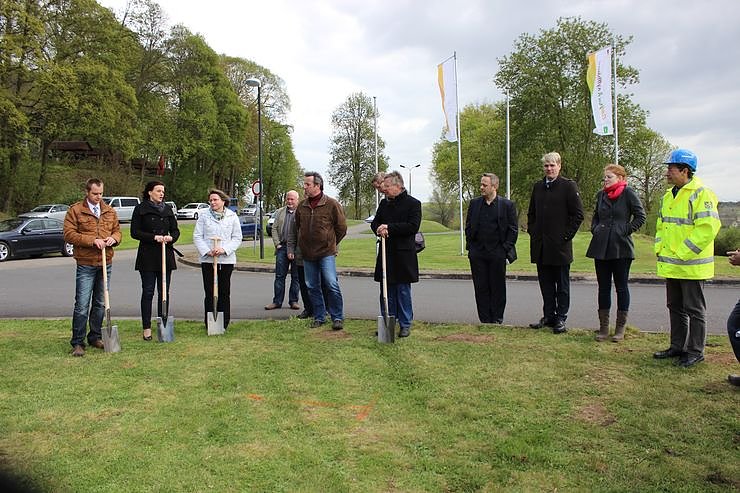 Errichtung eines Blickfangs begonnen