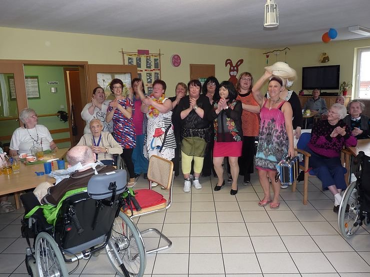 Fr&ouml;hlich Ostern gefeiert