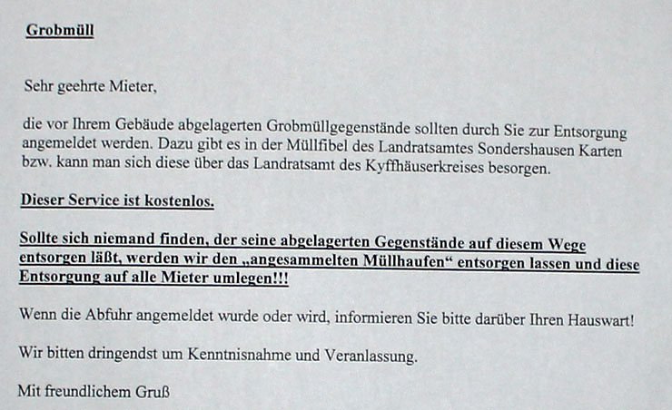 Wohnungsgesellschaft auf juristischen Abwegen?