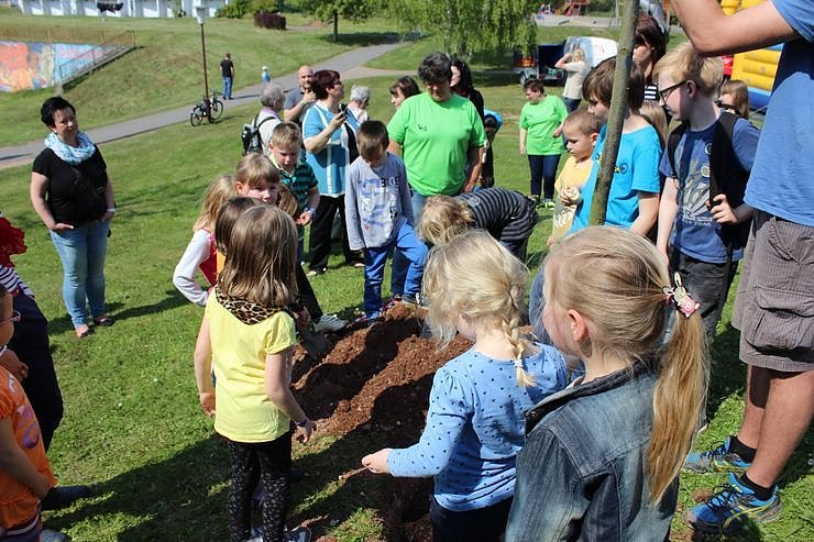 Zum Fest einen Baum gepflanzt