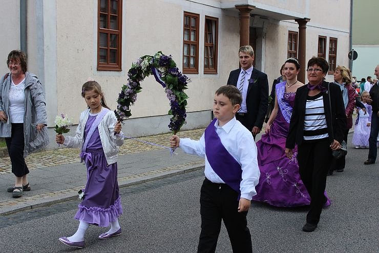 Fliederkrone gesetzt