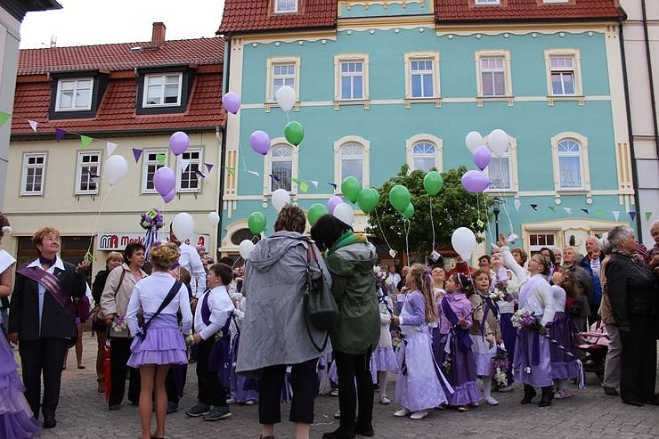 Fliederkrone gesetzt