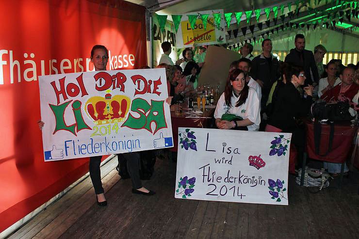 Wahl der Fliederk&ouml;nigin