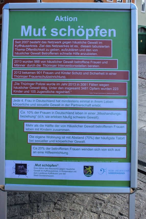 F&uuml;r 3.600 Opfer h&auml;uslicher Gewalt