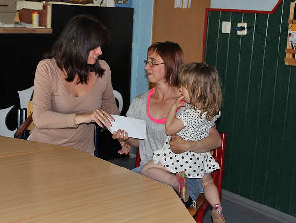 Spenden &uuml;bergeben