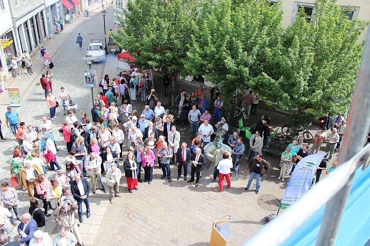 Richtfest ehem. Caf&eacute; Pille