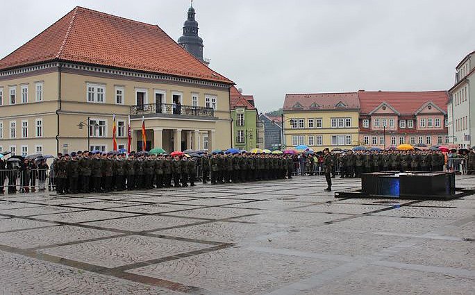 &Ouml;ffentliche Vereidigung in Sondershausen