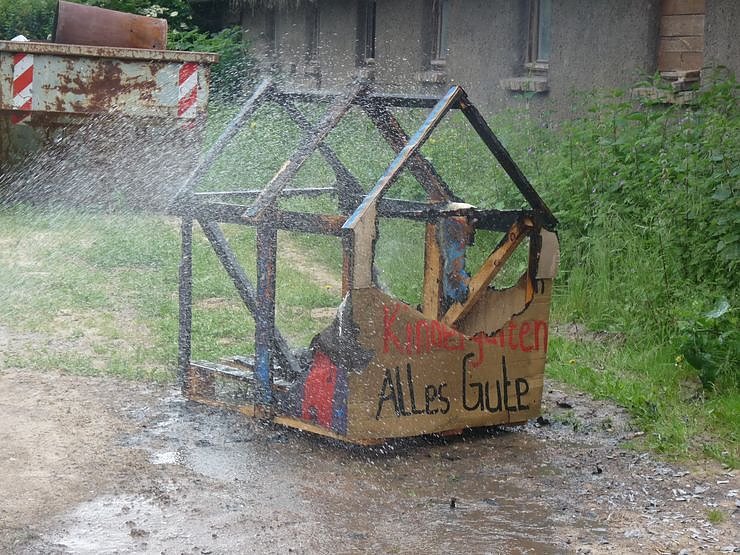 Gemeinsam Brand gel&ouml;scht