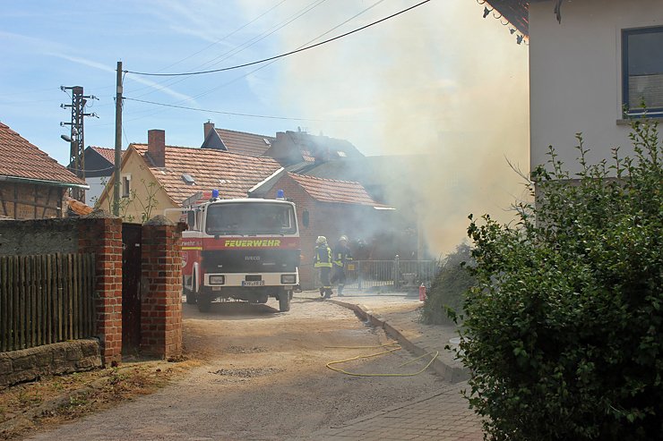 Brand in Rottleben