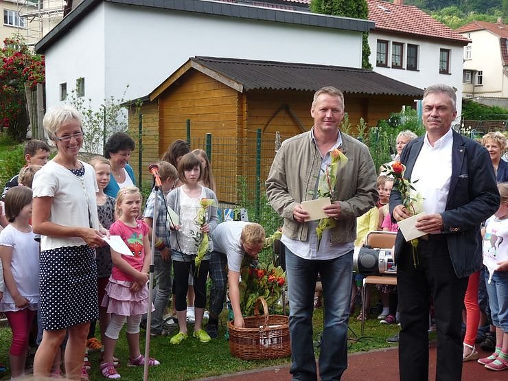 Schulgarten eingeweiht