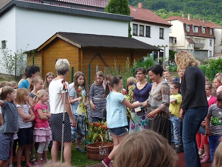 Schulgarten eingeweiht