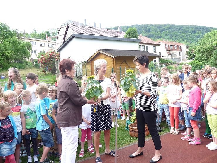 Schulgarten eingeweiht