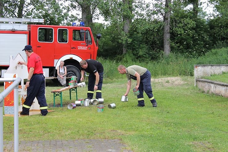 Musikalische Unterst&uuml;tzung kam vom Fanfarenzug.