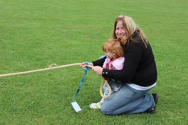 Musikalische Unterst&uuml;tzung kam vom Fanfarenzug.