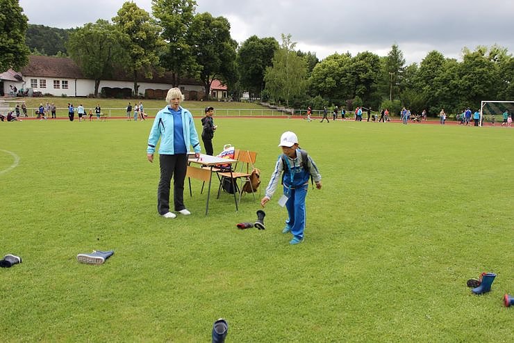 Musikalische Unterst&uuml;tzung kam vom Fanfarenzug.
