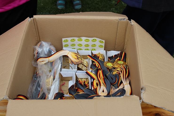 Musikalische Unterst&uuml;tzung kam vom Fanfarenzug.