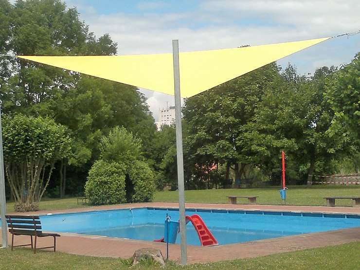Sonnensegel f&uuml;r das Kinderplanschbecken