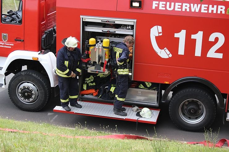 Mit Blaulicht ins &Ouml;stertal von Sondershausen