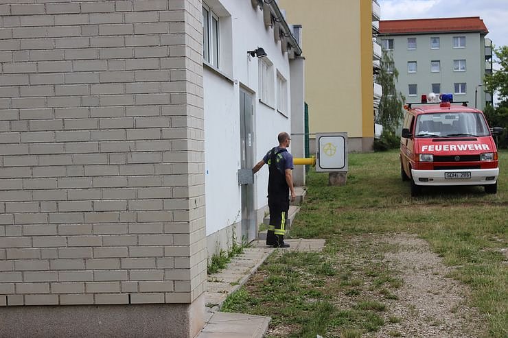 Mit Blaulicht ins &Ouml;stertal von Sondershausen
