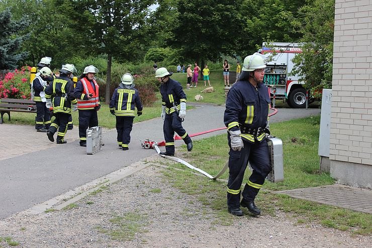 Mit Blaulicht ins &Ouml;stertal von Sondershausen
