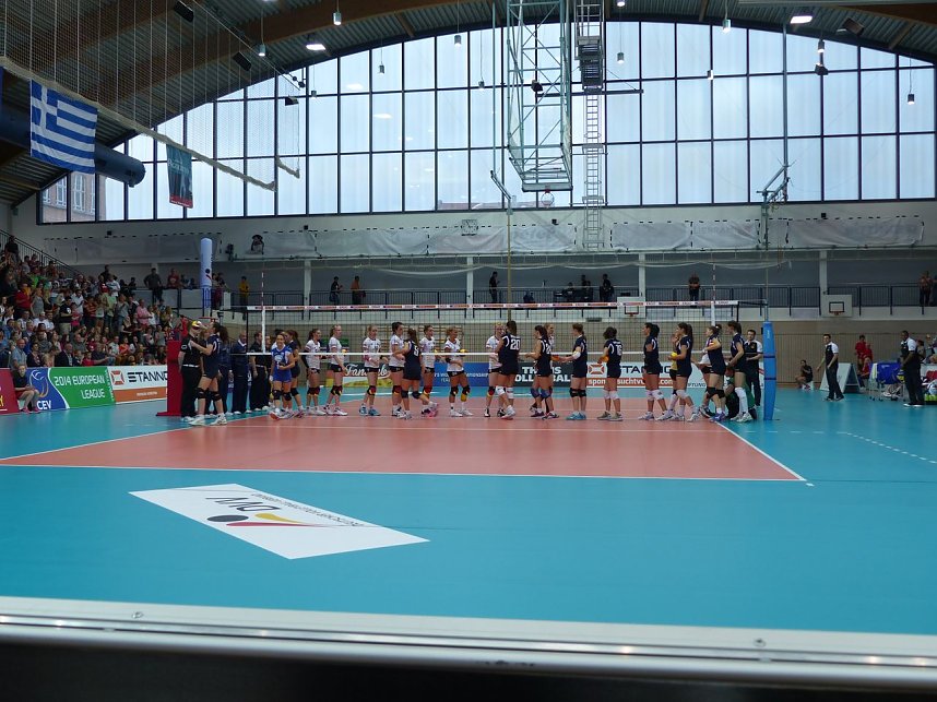 Volleyball in der Wiedigsburghalle