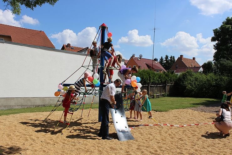 Spielger&auml;t in Jecha eingeweiht