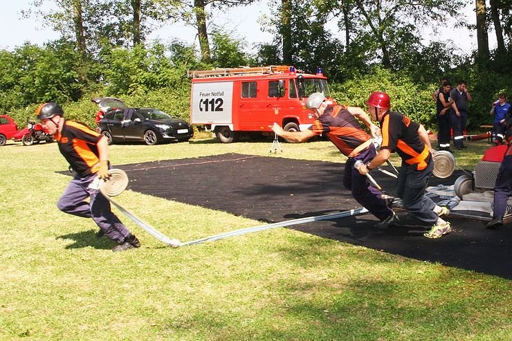 Hitzeschlacht zum Kreisfeuerwehrtag