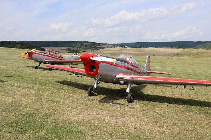 Morgen gro&szlig;e Flugschau