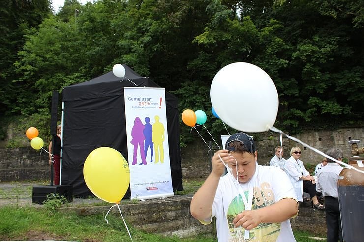 Zeichen gegen Rechts gesetzt