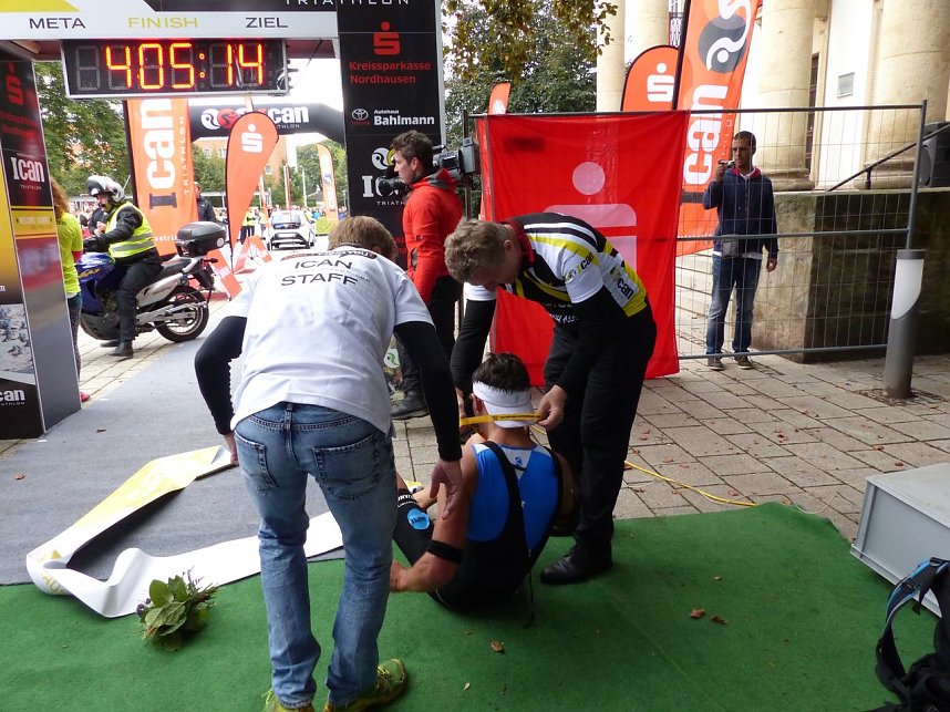 Zieleinlauf beim ICAN