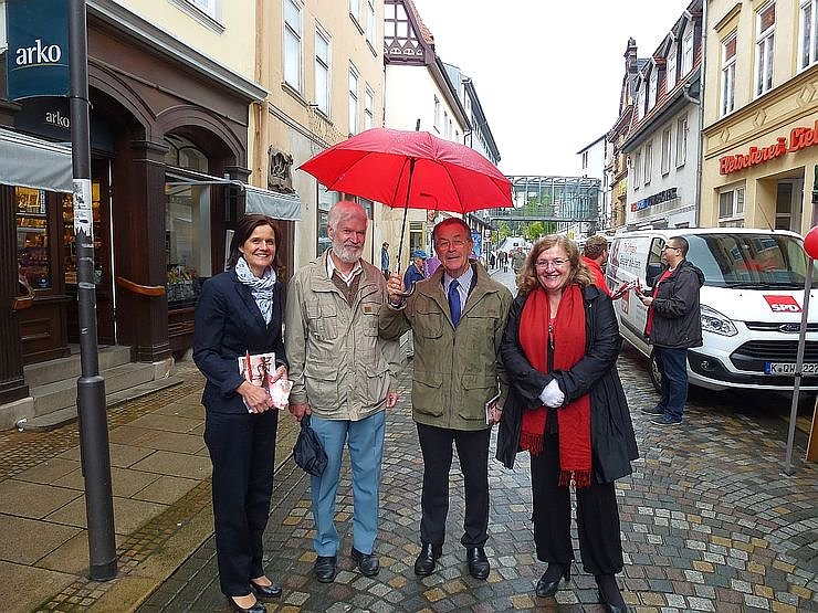 Franz M&uuml;ntefering in Sondershausen