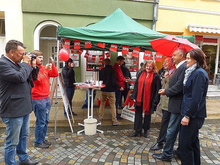 Franz M&uuml;ntefering in Sondershausen