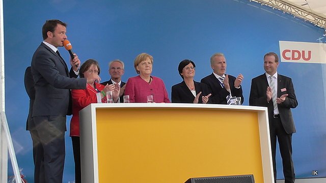 Angela Merkel in Leinefelde